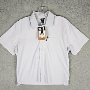 The North Face Shirt Womens Small Lightrange Hiking Outdoors Short Sleeve Button